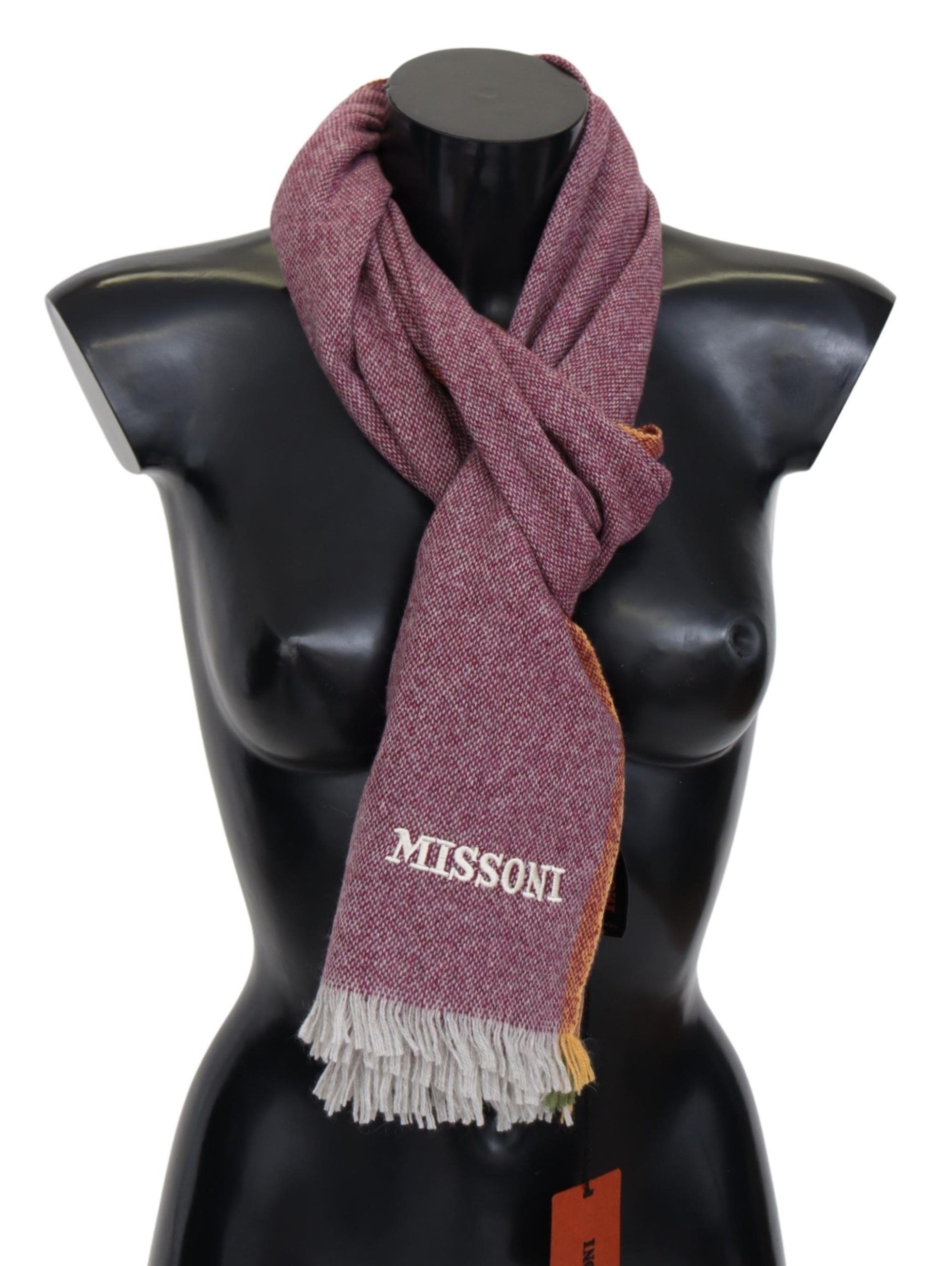 Шал Missoni Maroon 100% кашмирен унисекс