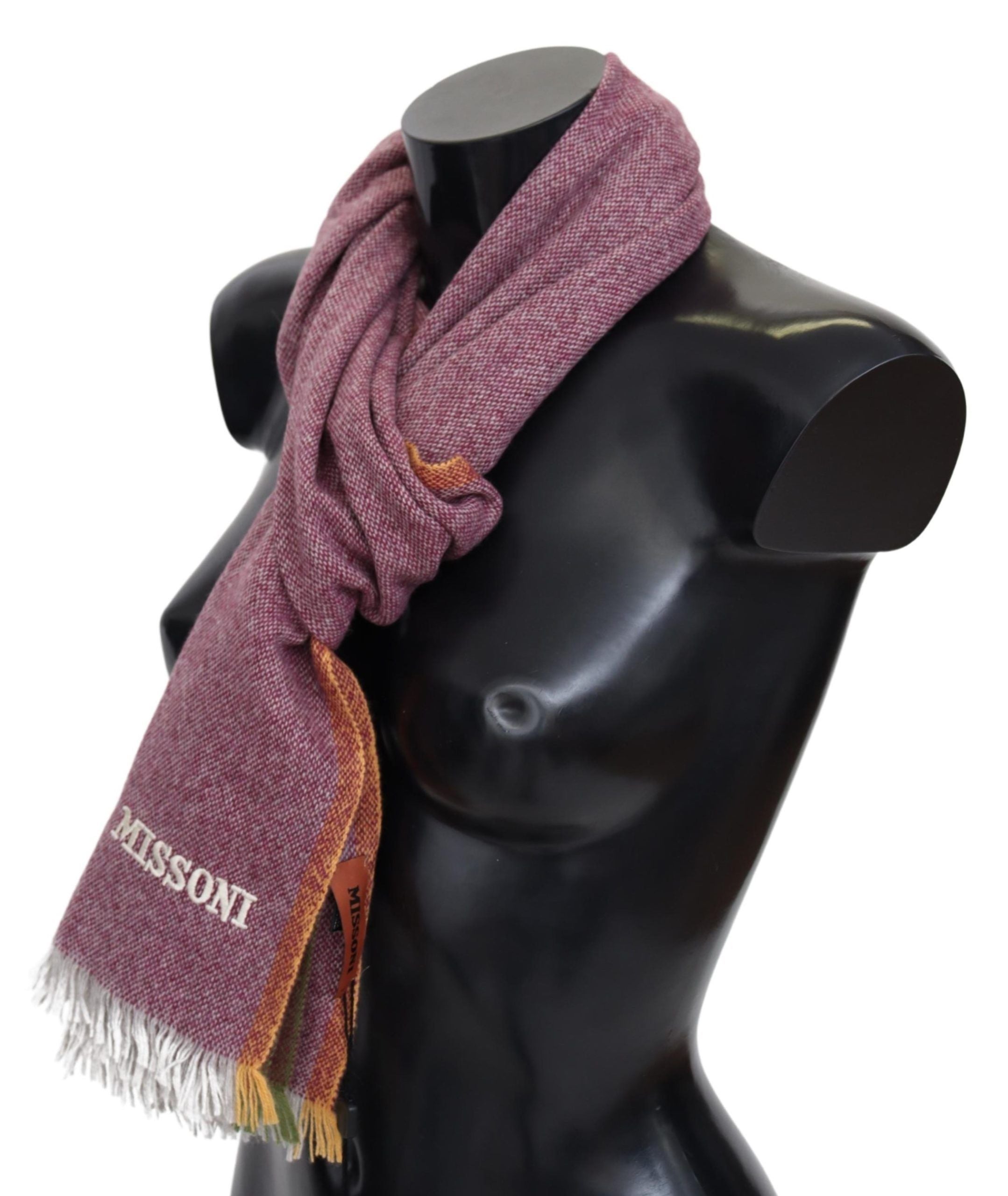 Шал Missoni Maroon 100% кашмирен унисекс