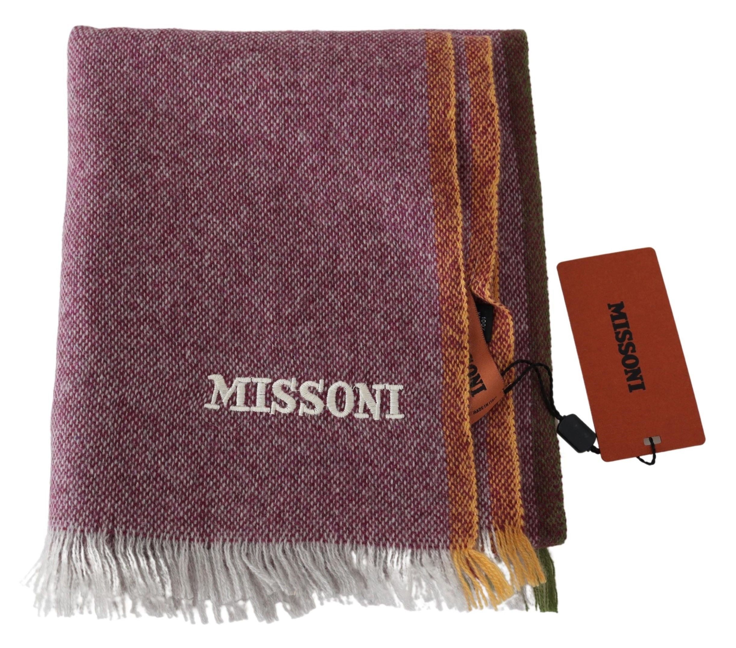 Шал Missoni Maroon 100% кашмирен унисекс