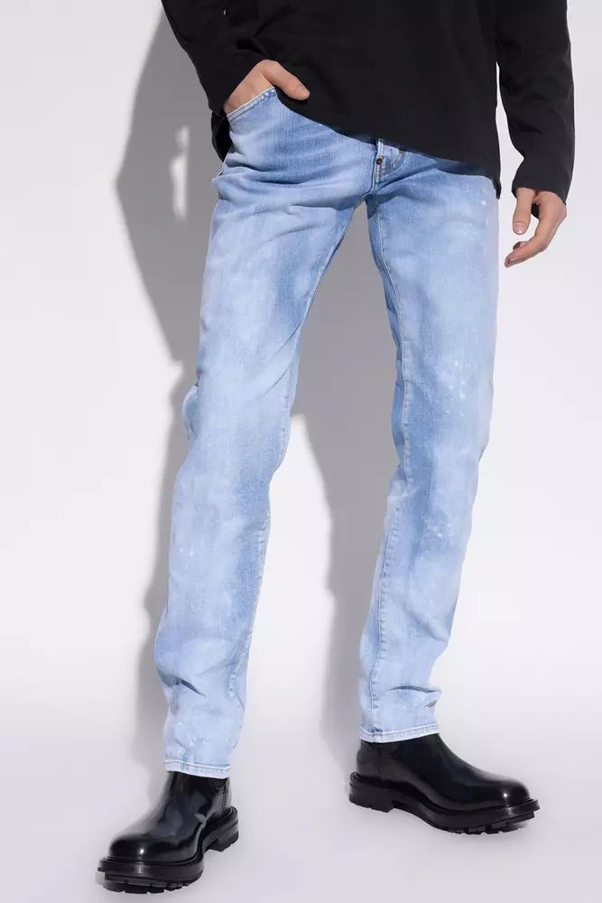 Светлосини памучни дънки и панталон Dsquared²