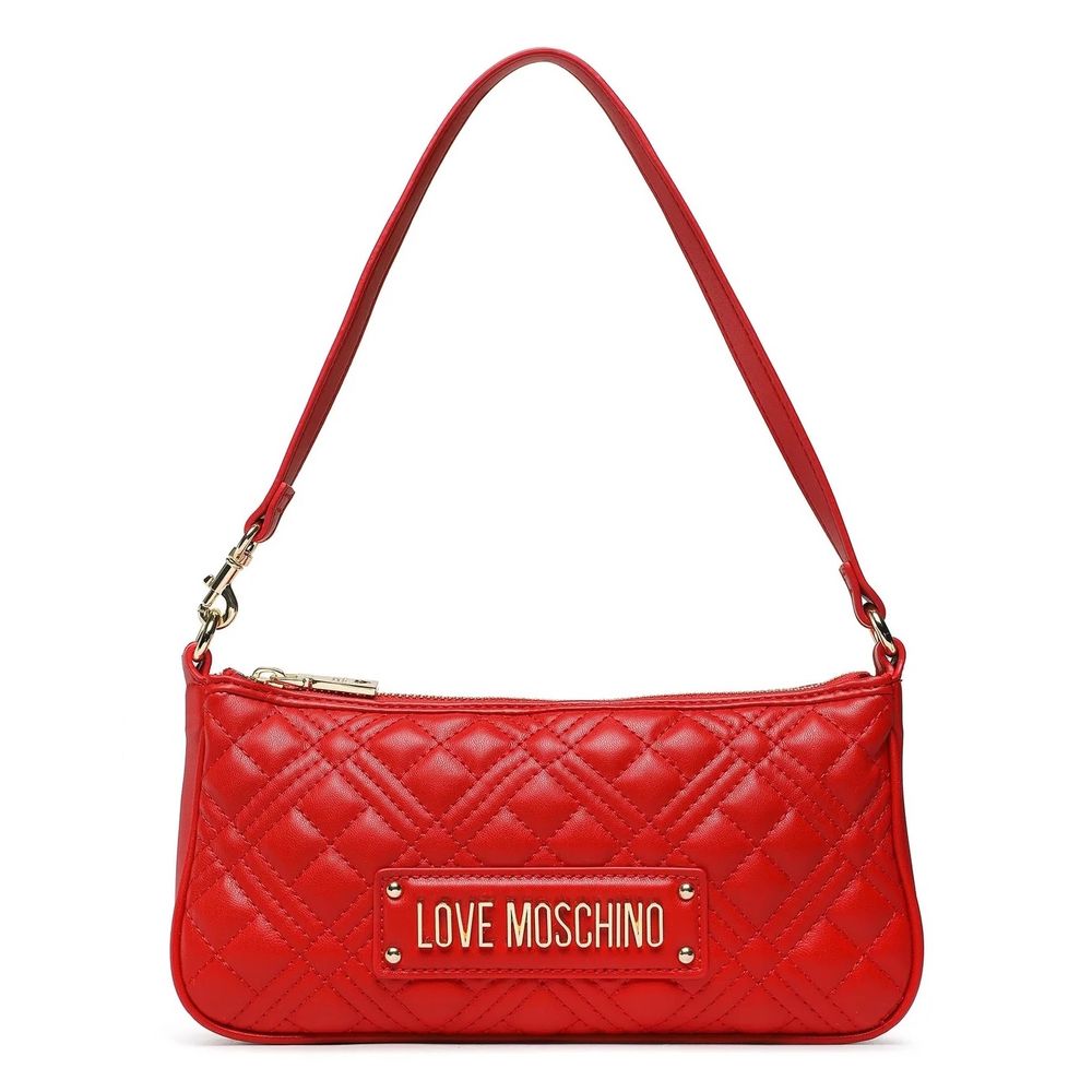 Love Moschino Chic Pink Faux Leather Shoulder Bag