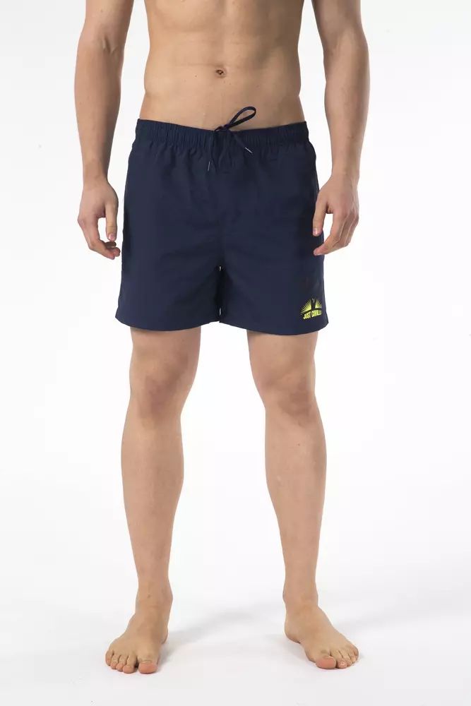 Сини найлонови бански костюми Just Cavalli