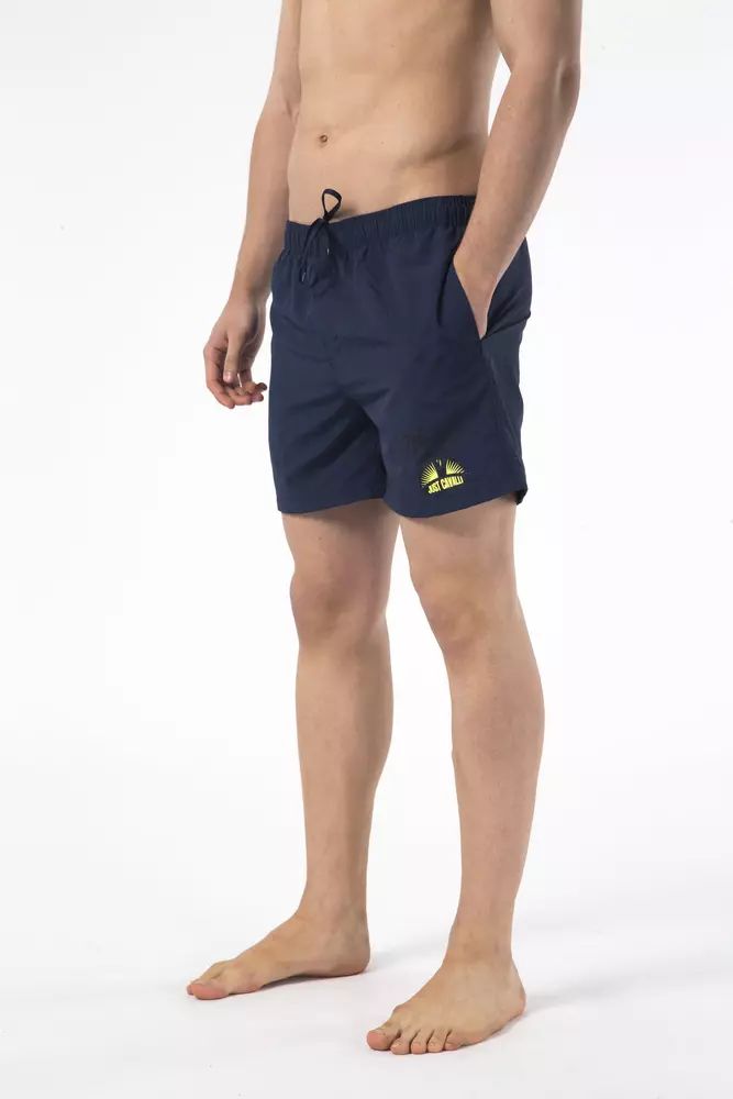 Сини найлонови бански костюми Just Cavalli