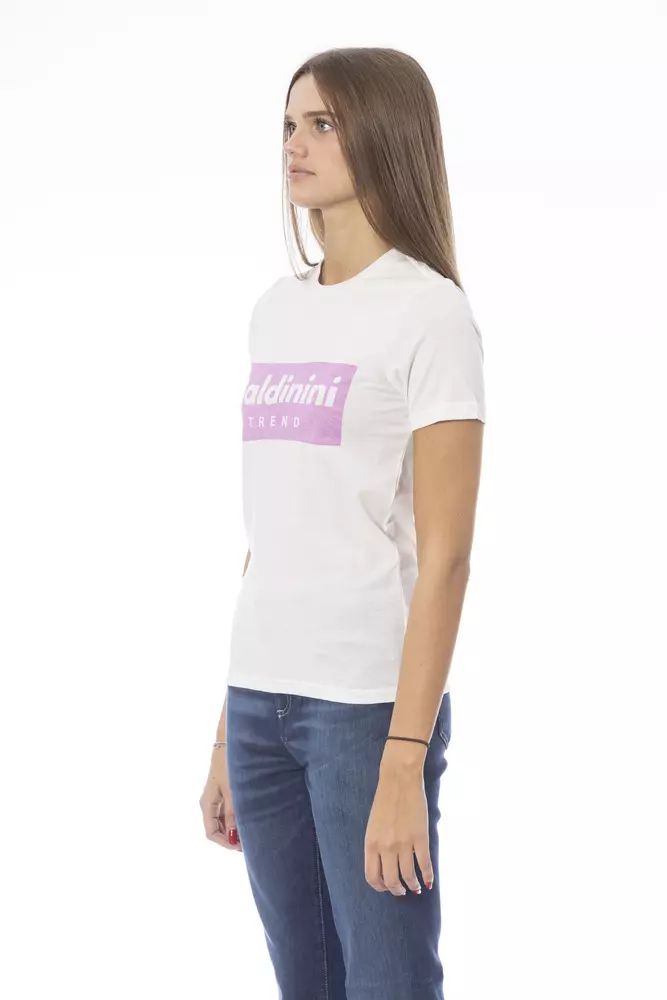 Бели памучни топове и тениска Baldinini Trend