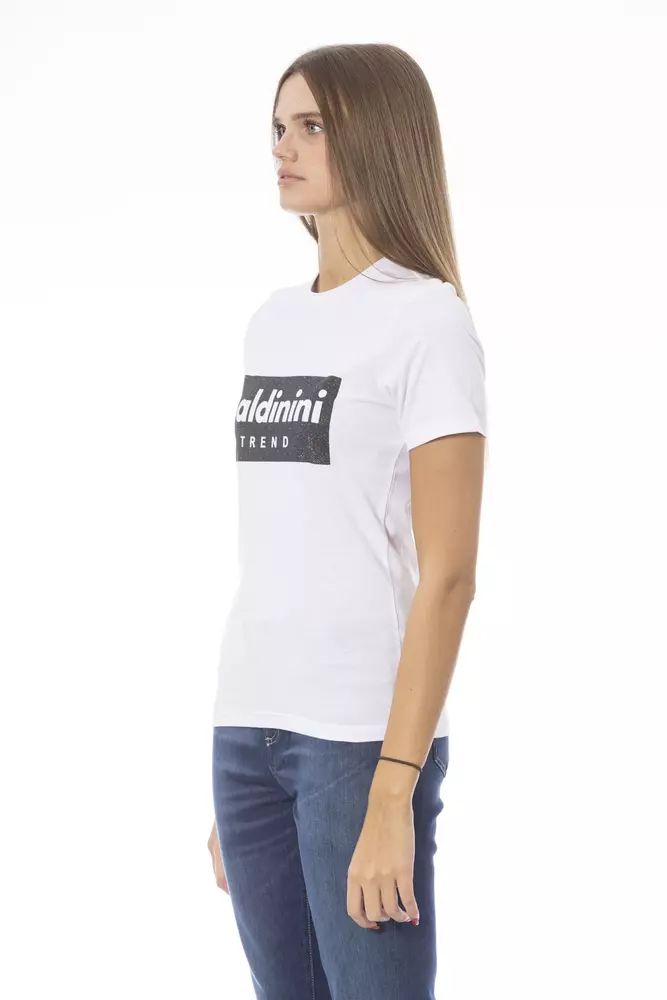 Бели памучни топове и тениска Baldinini Trend