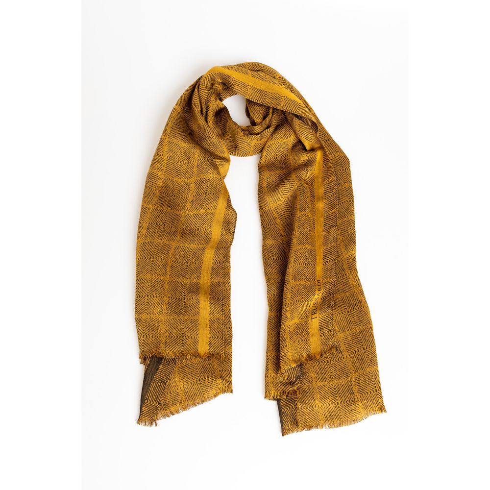 Trussardi Elegant Yellow Scarf for the Discerning Gentleman