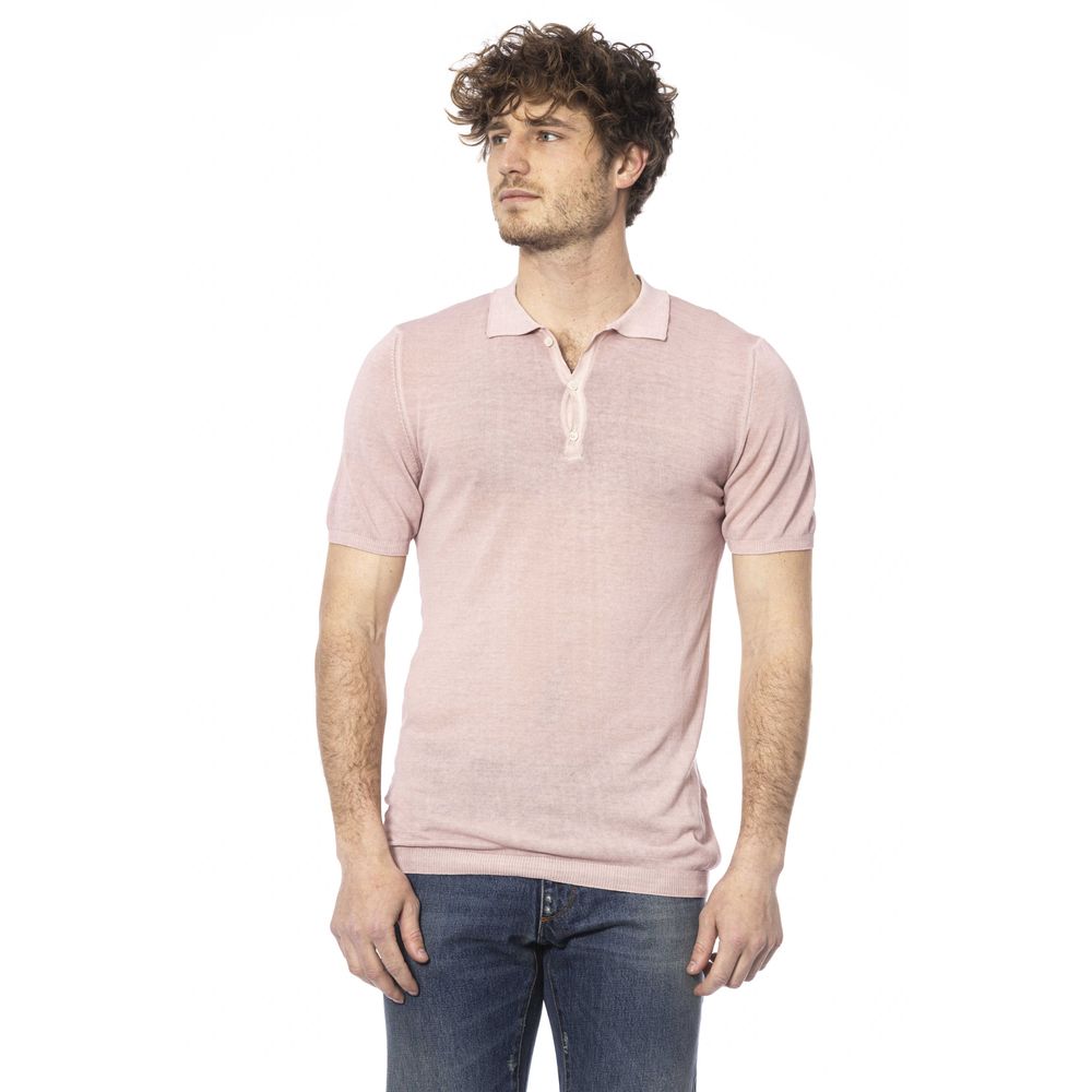 Distretto12 Elegant Pink Cotton Polo Shirt