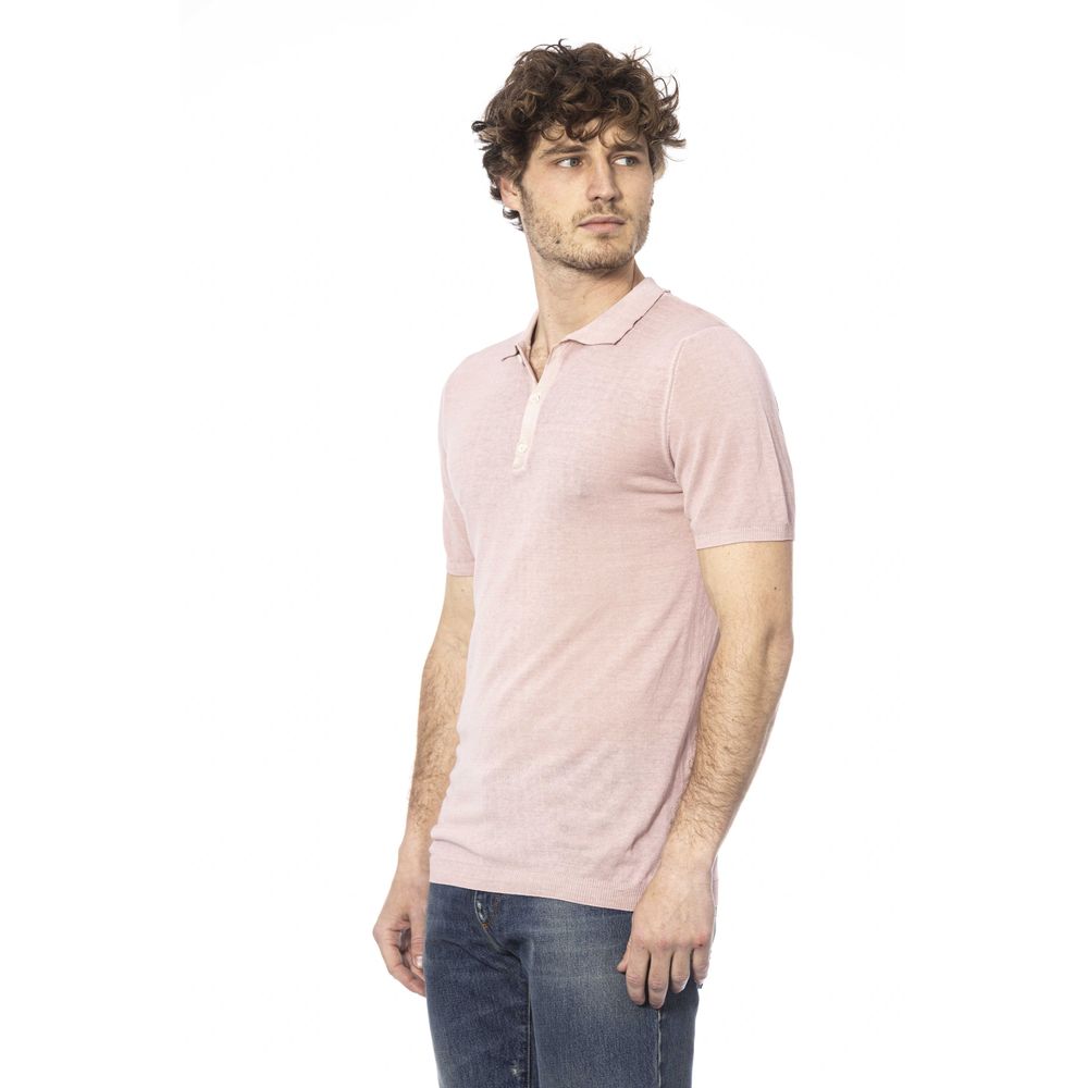 Distretto12 Elegant Pink Cotton Polo Shirt