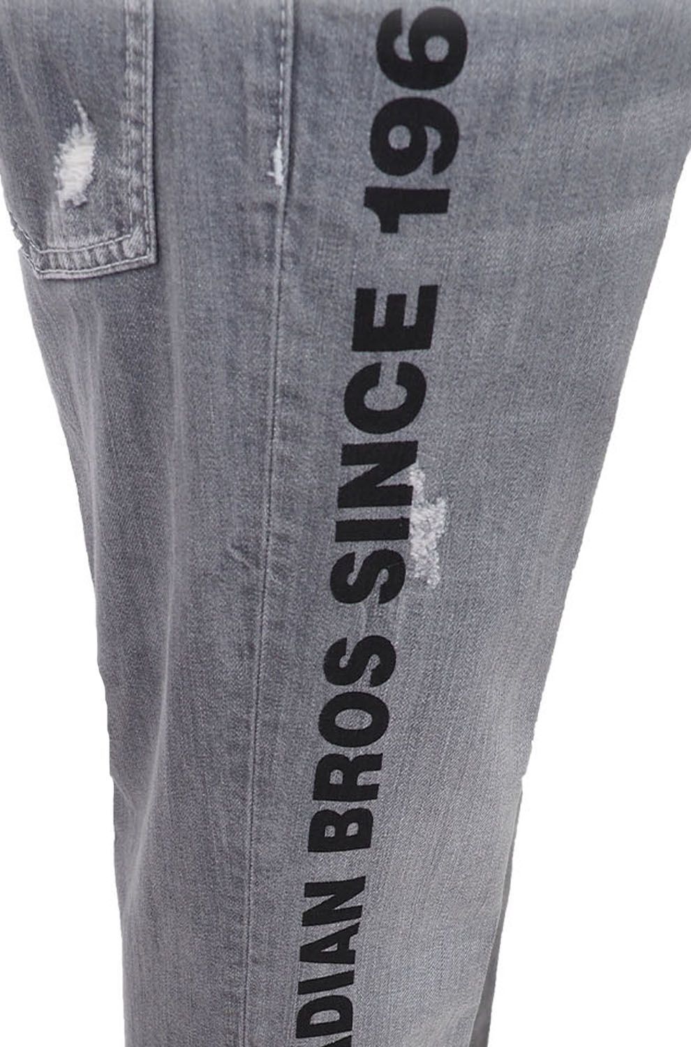 Сиви памучни дънки и панталон Dsquared²