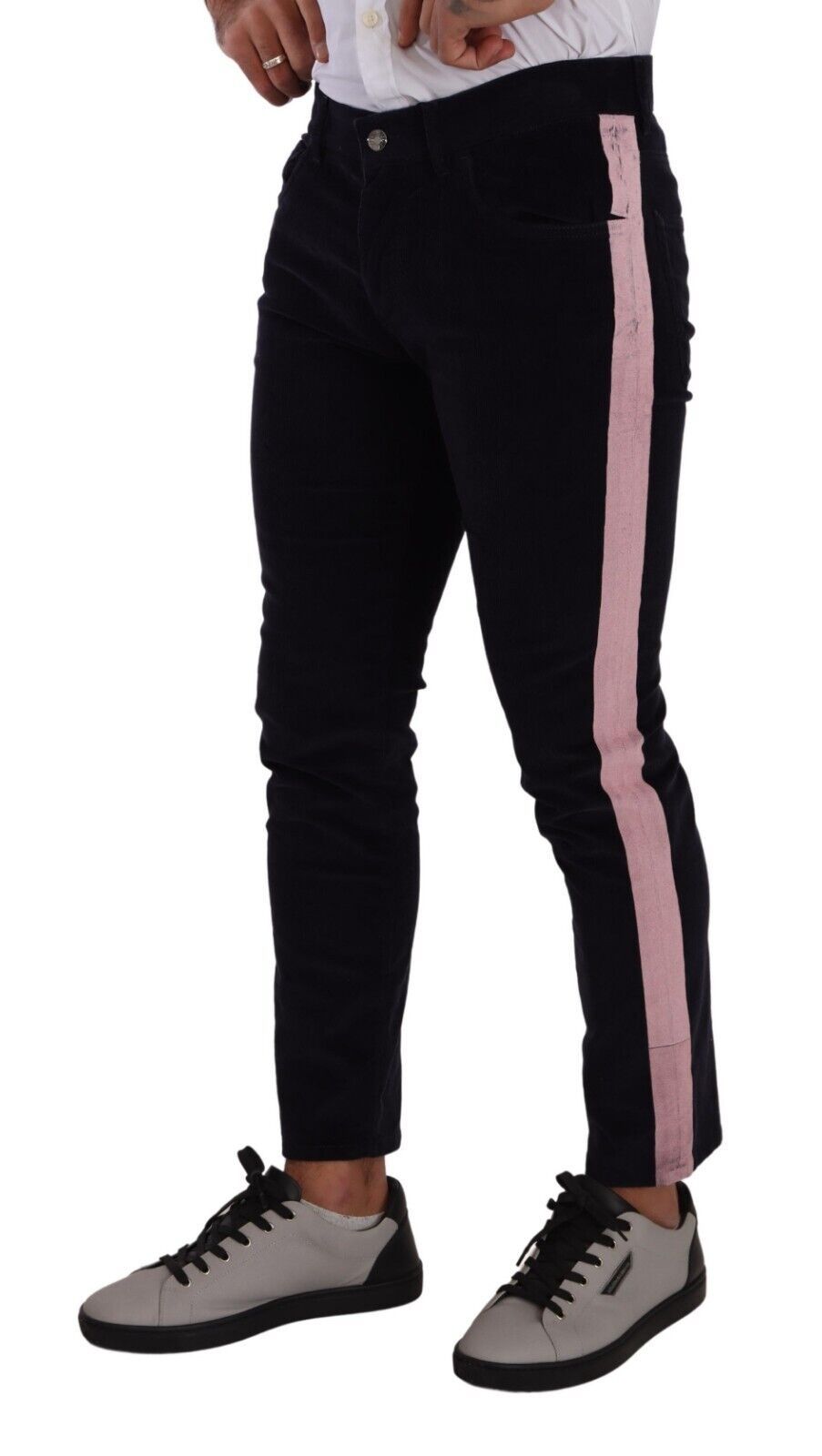 Елегантни тесни дънки от кадифе Dolce & Gabbana