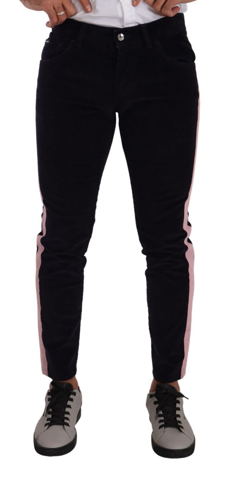 Елегантни тесни дънки от кадифе Dolce & Gabbana