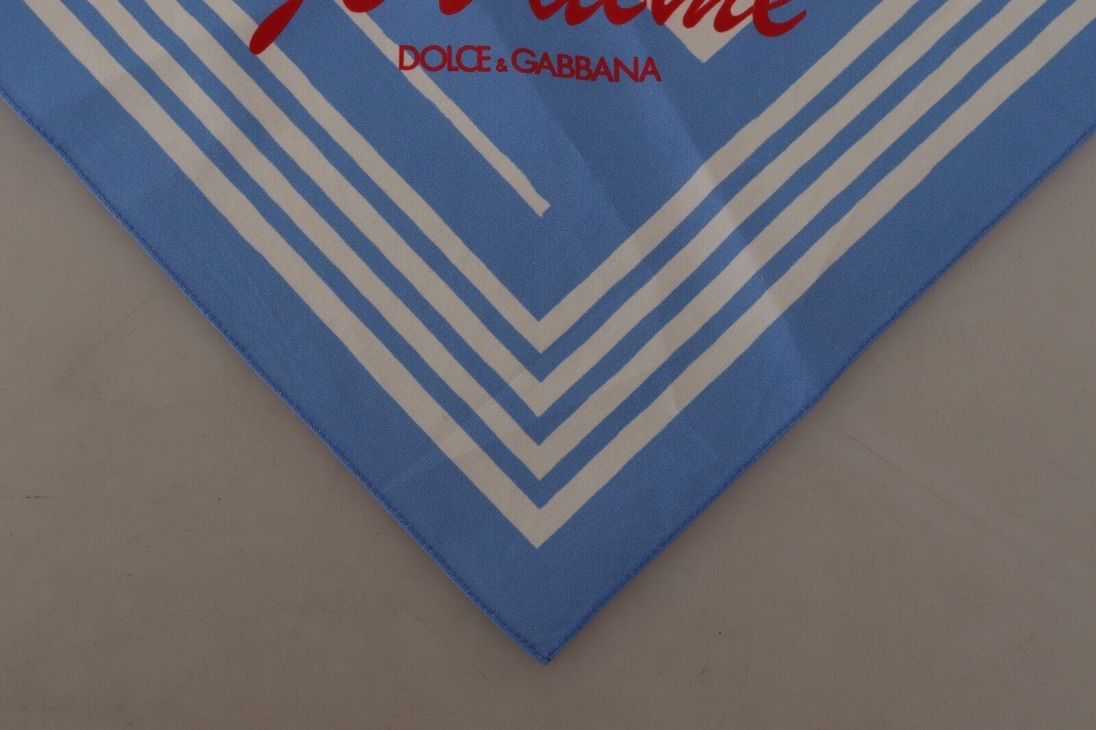 Dolce & Gabbana Синьо-бели райета с носна кърпа St. Tropez
