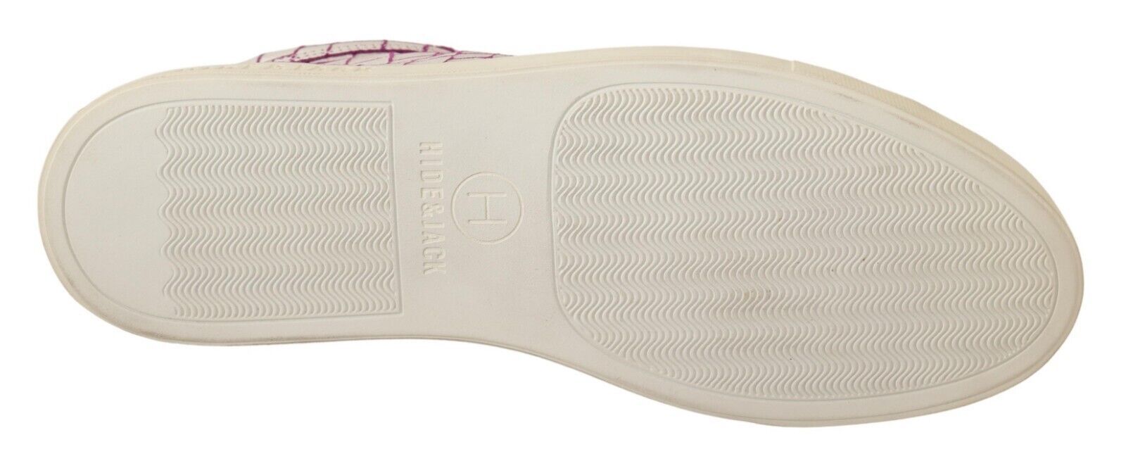 Кожени маратонки HIDE & JACK Chic в бяло и бордо