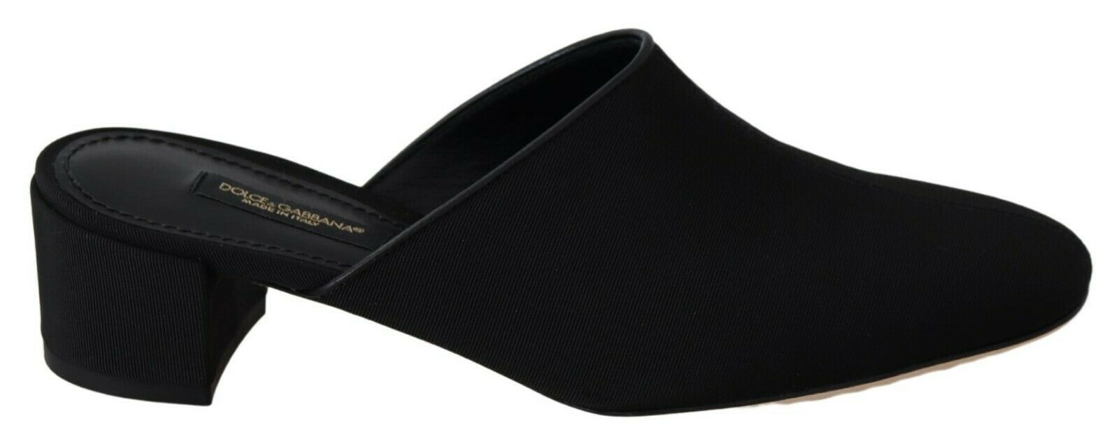 Дамски сандали Dolce & Gabbana Black Grosgrain Slides