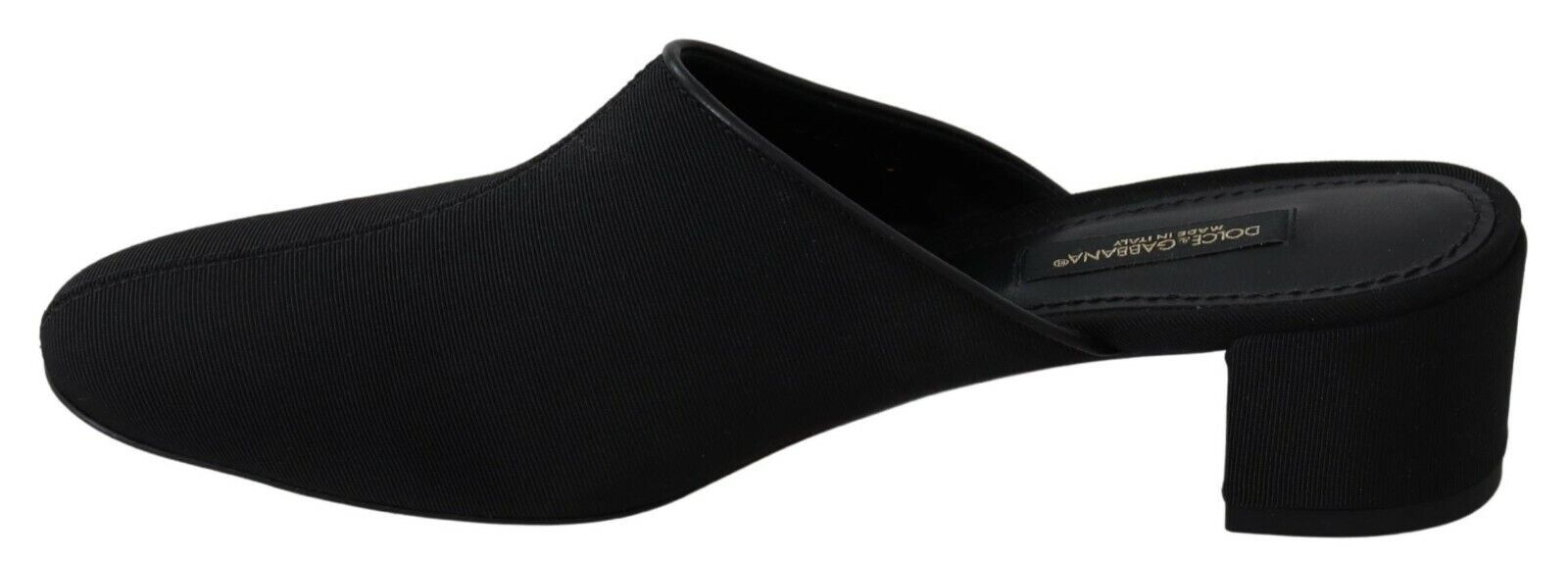 Дамски сандали Dolce & Gabbana Black Grosgrain Slides