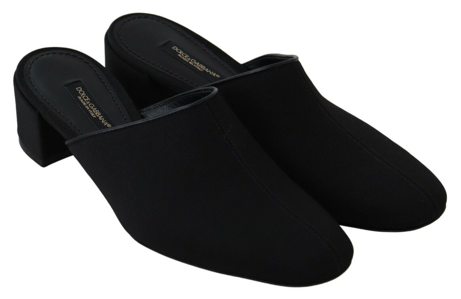 Дамски сандали Dolce & Gabbana Black Grosgrain Slides