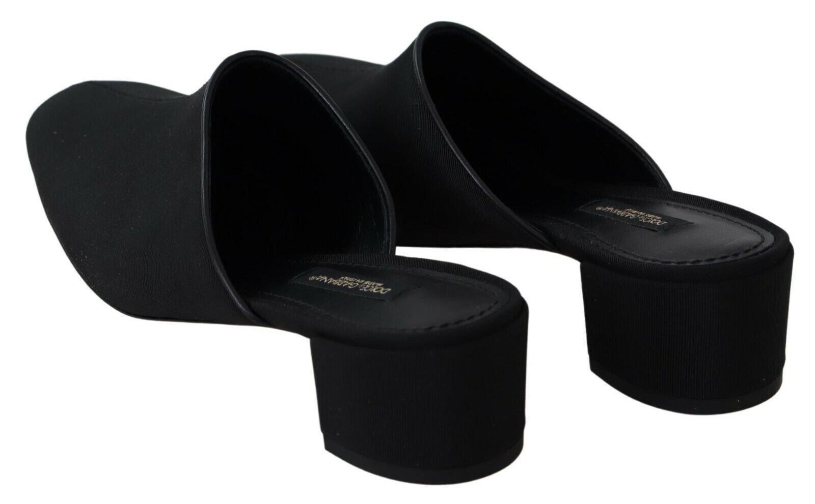 Дамски сандали Dolce & Gabbana Black Grosgrain Slides