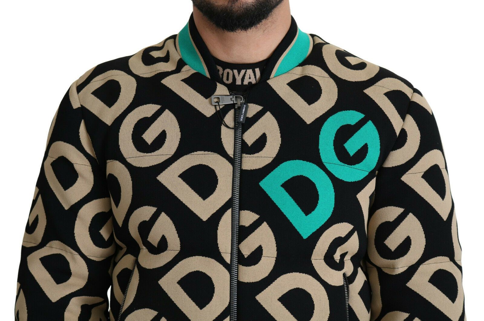 Многоцветно яке Dolce & Gabbana DGMILLENNIALS с щампа на лого