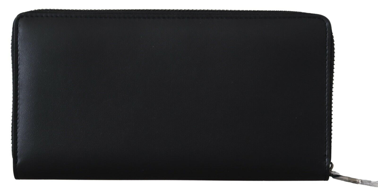 Екзотичен кожен портфейл Dolce & Gabbana с черен цип около Continental