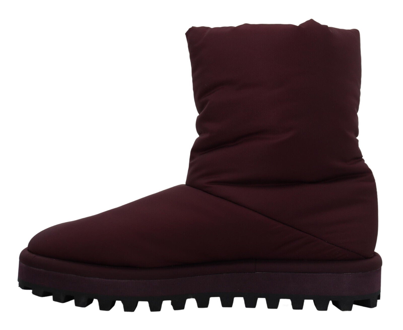Найлонови ботуши Dolce & Gabbana Bordeaux Подплатени средни обувки
