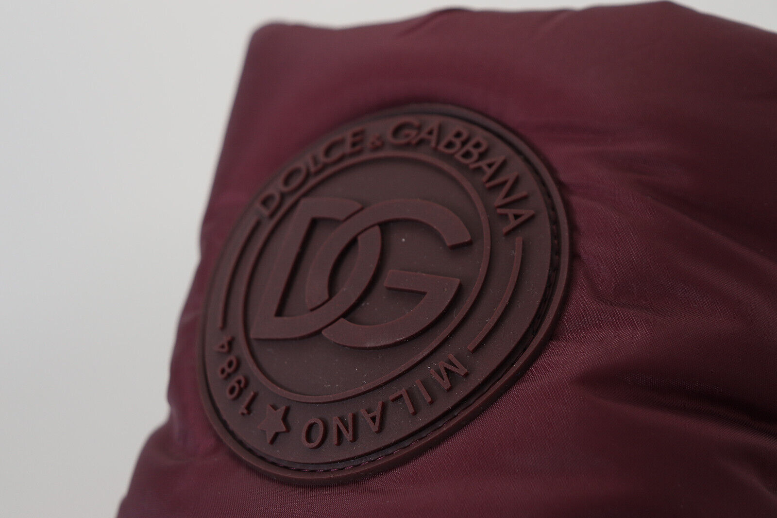 Найлонови ботуши Dolce & Gabbana Bordeaux Подплатени средни обувки