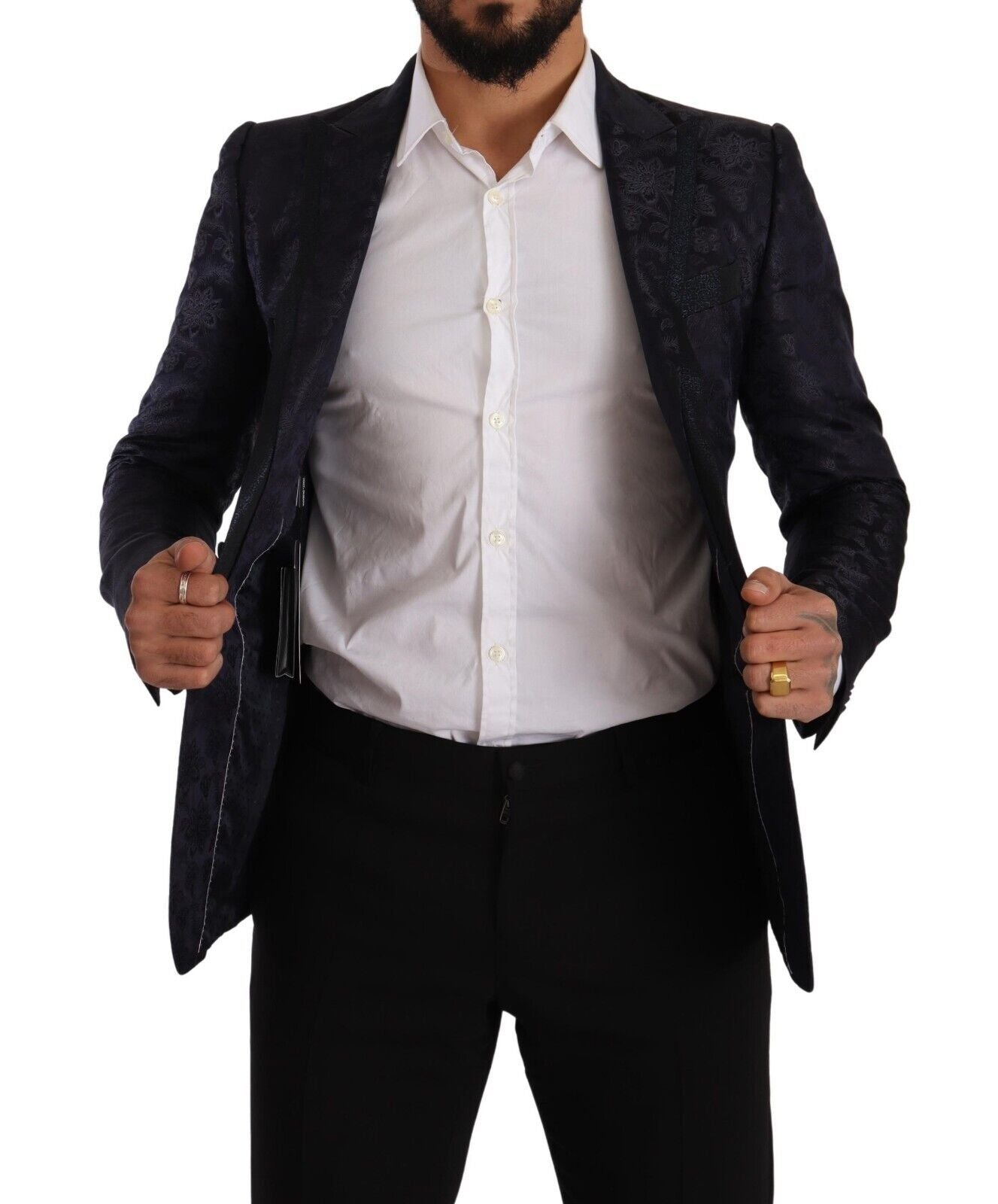 Елегантен тъмносин официален блейзър MARTINI от Dolce & Gabbana