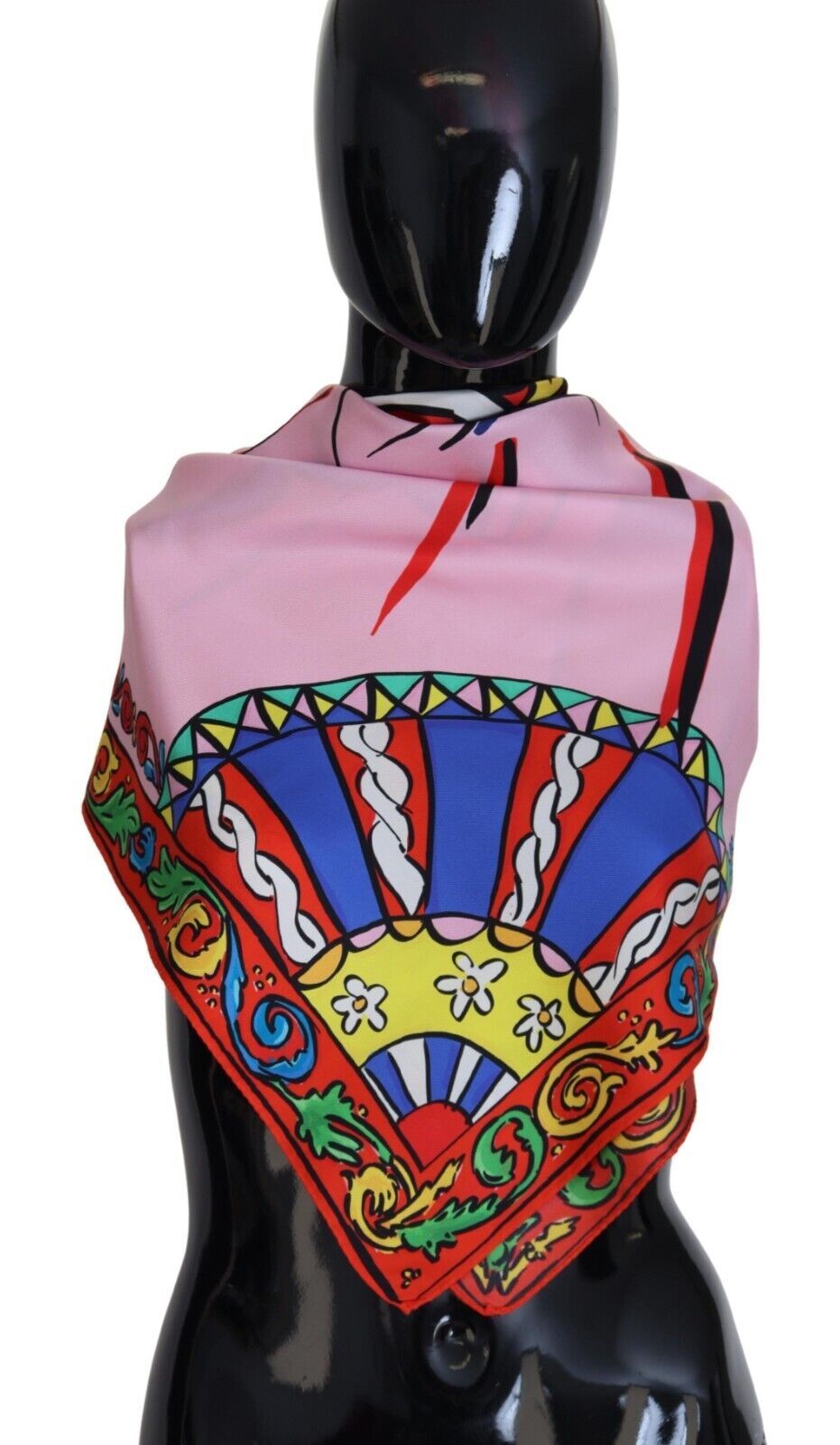 Многоцветен шал Dolce & Gabbana #DGLovesLondon Silk Wrap