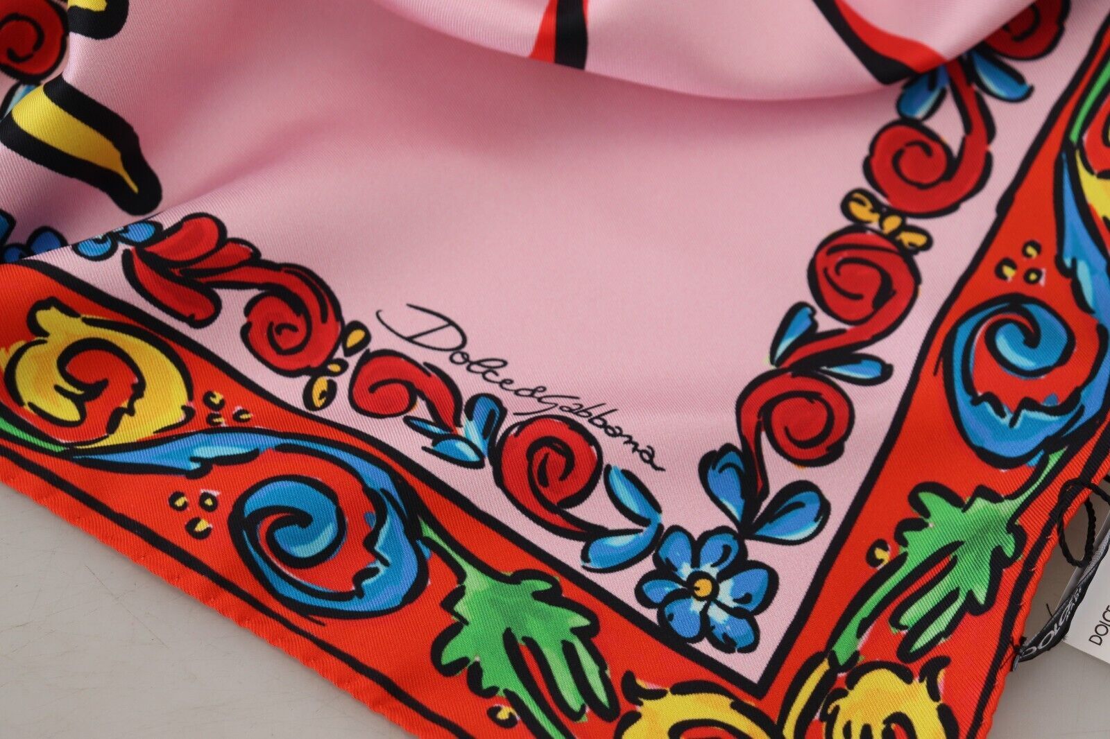 Многоцветен шал Dolce & Gabbana #DGLovesLondon Silk Wrap