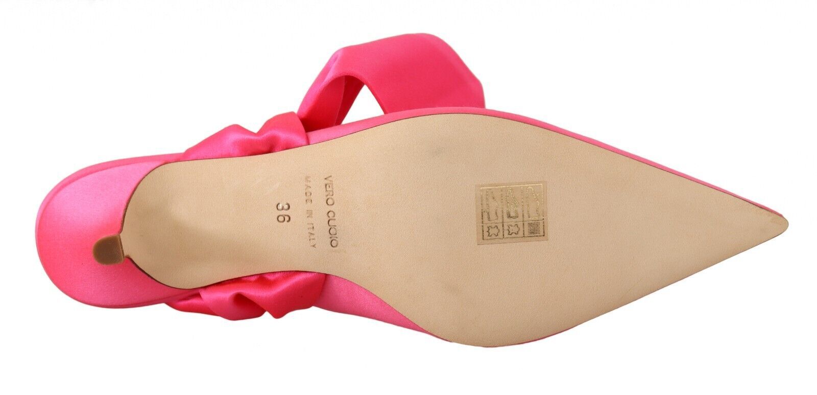 GIA COUTURE Шикозни розови обувки на висок ток с котенца за елегантни вечери