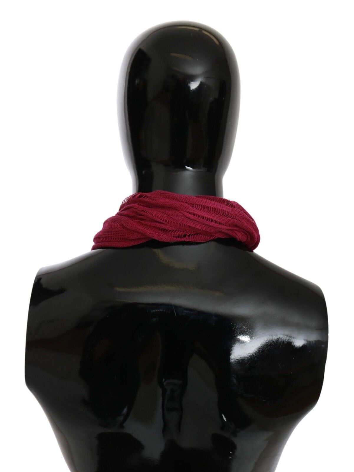 John Galliano Bordeaux Neck Wrap Shal Foulard Шал