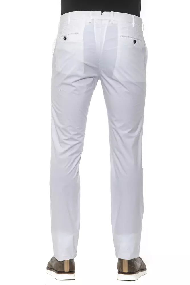 Мъжки панталон PT Torino Chic White Super Slim