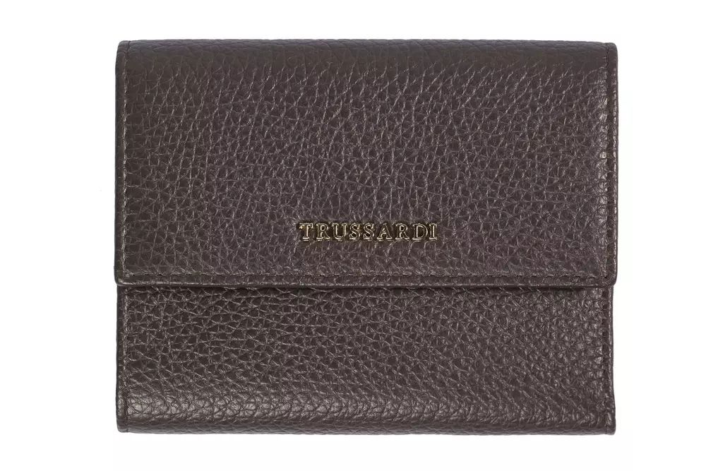Trussardi Elegant Embossed Leather Ladies' Wallet