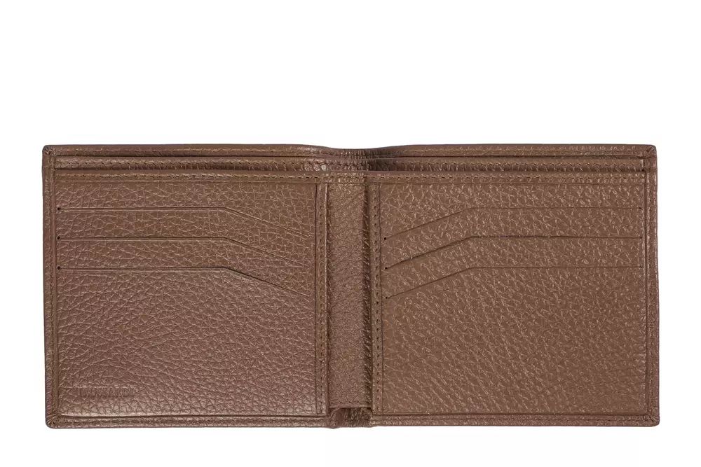 Кафяв кожен портфейл Trussardi