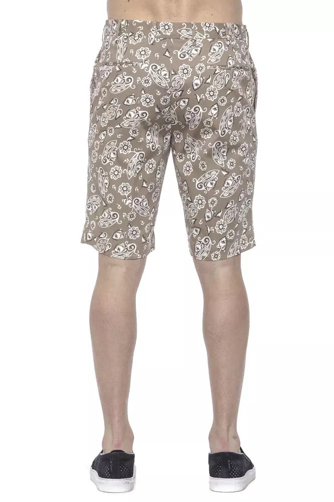 PT Torino Chic Beige Bermuda Shorts for Men