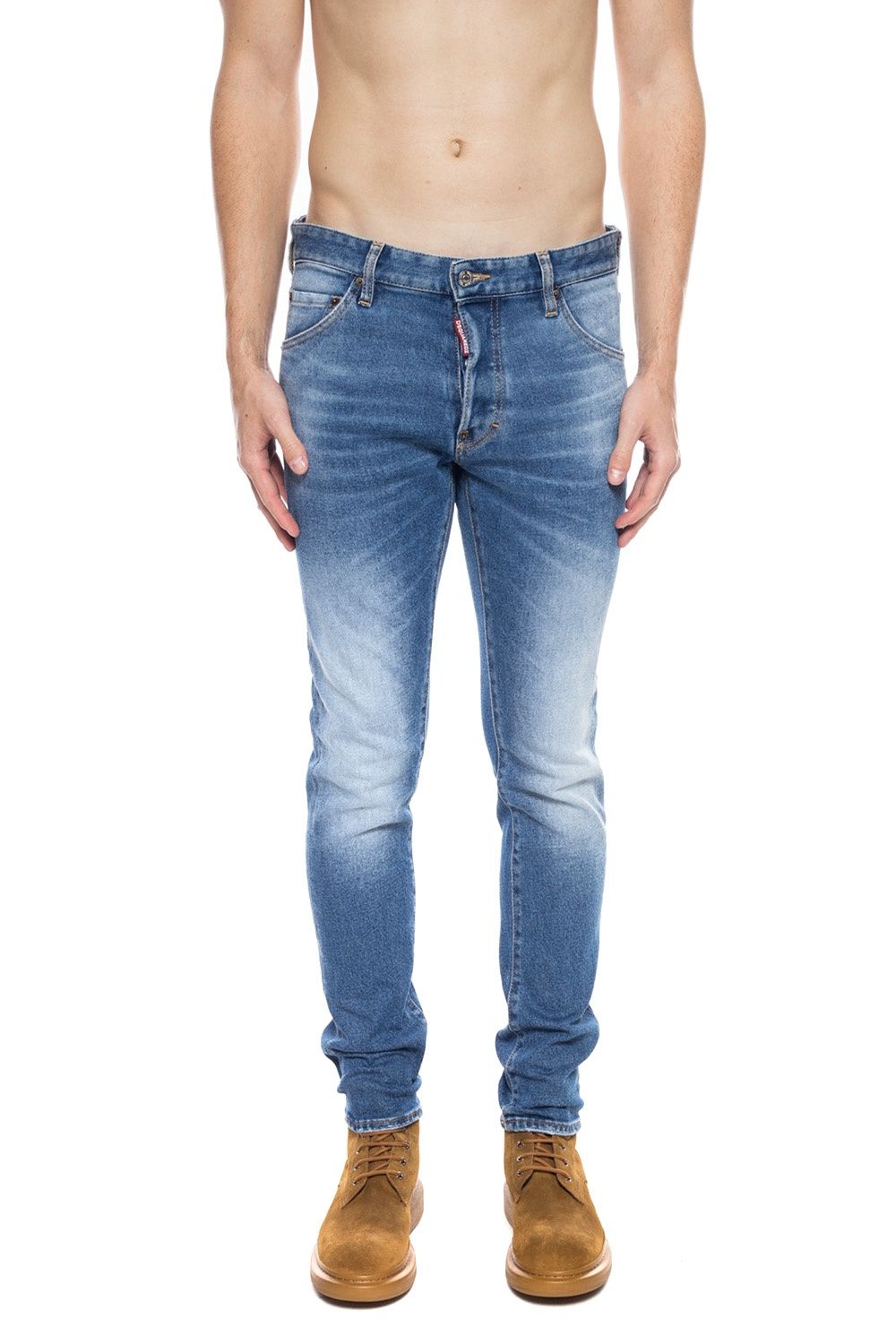 Сини памучни дънки и панталон Dsquared²