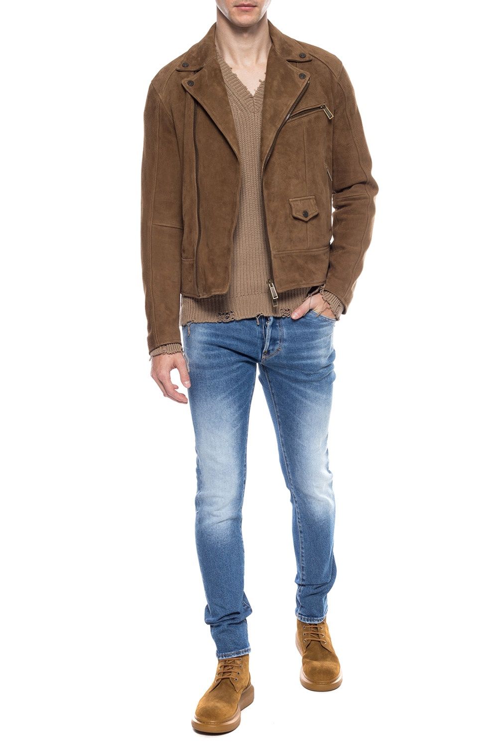Сини памучни дънки и панталон Dsquared²