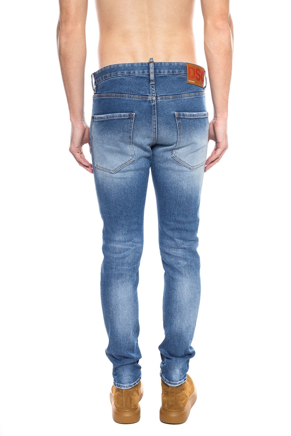 Сини памучни дънки и панталон Dsquared²