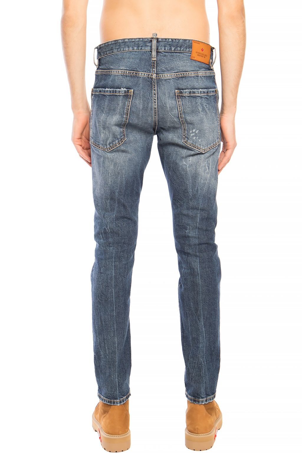 Сини памучни дънки и панталон Dsquared²