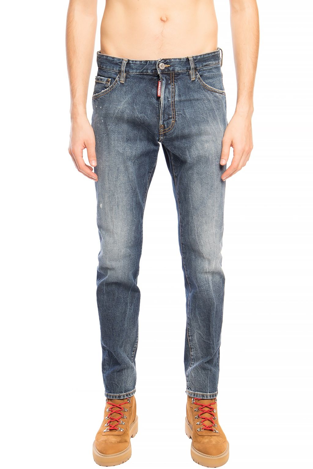 Сини памучни дънки и панталон Dsquared²