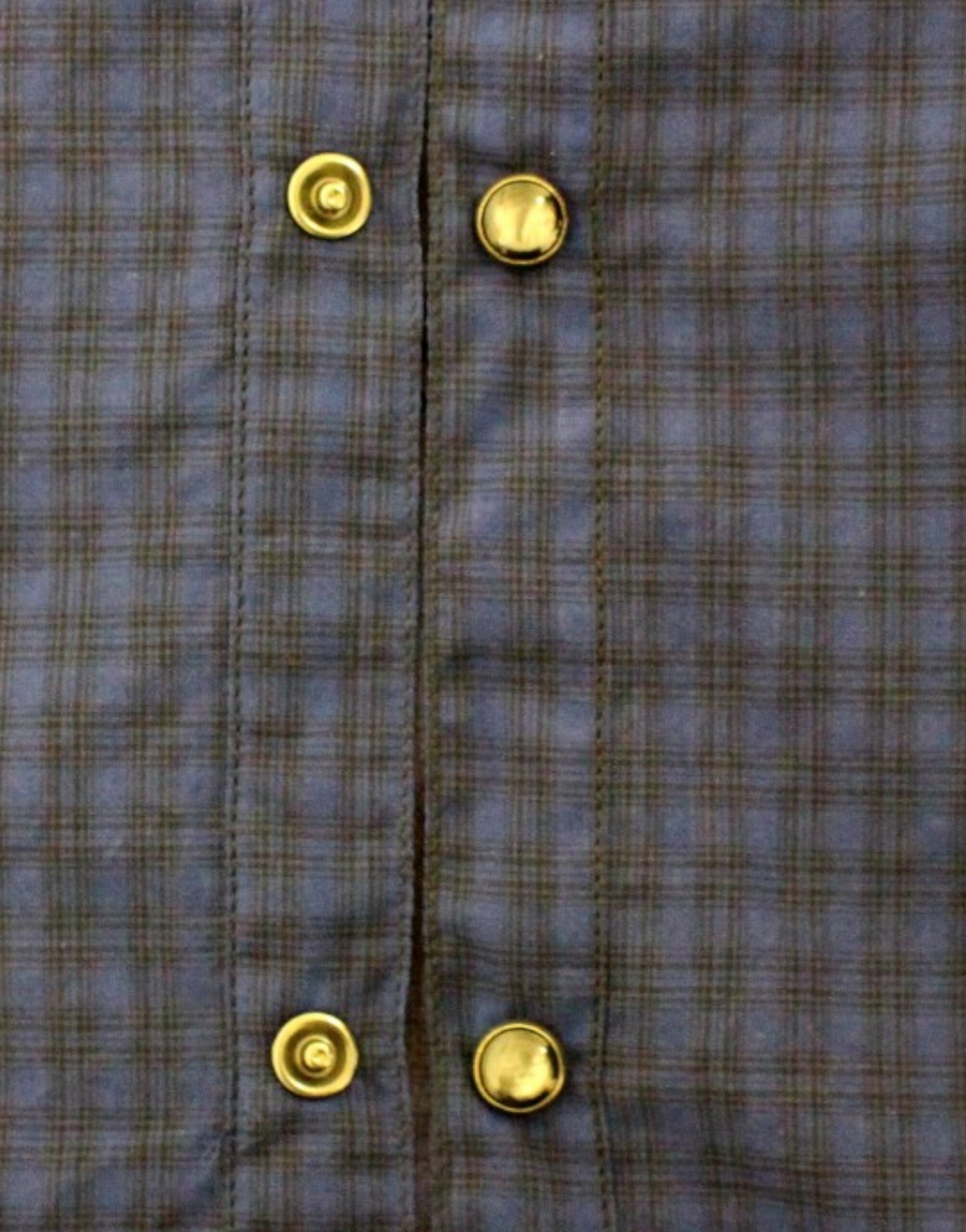 Костюм National Blue карирана памучна риза