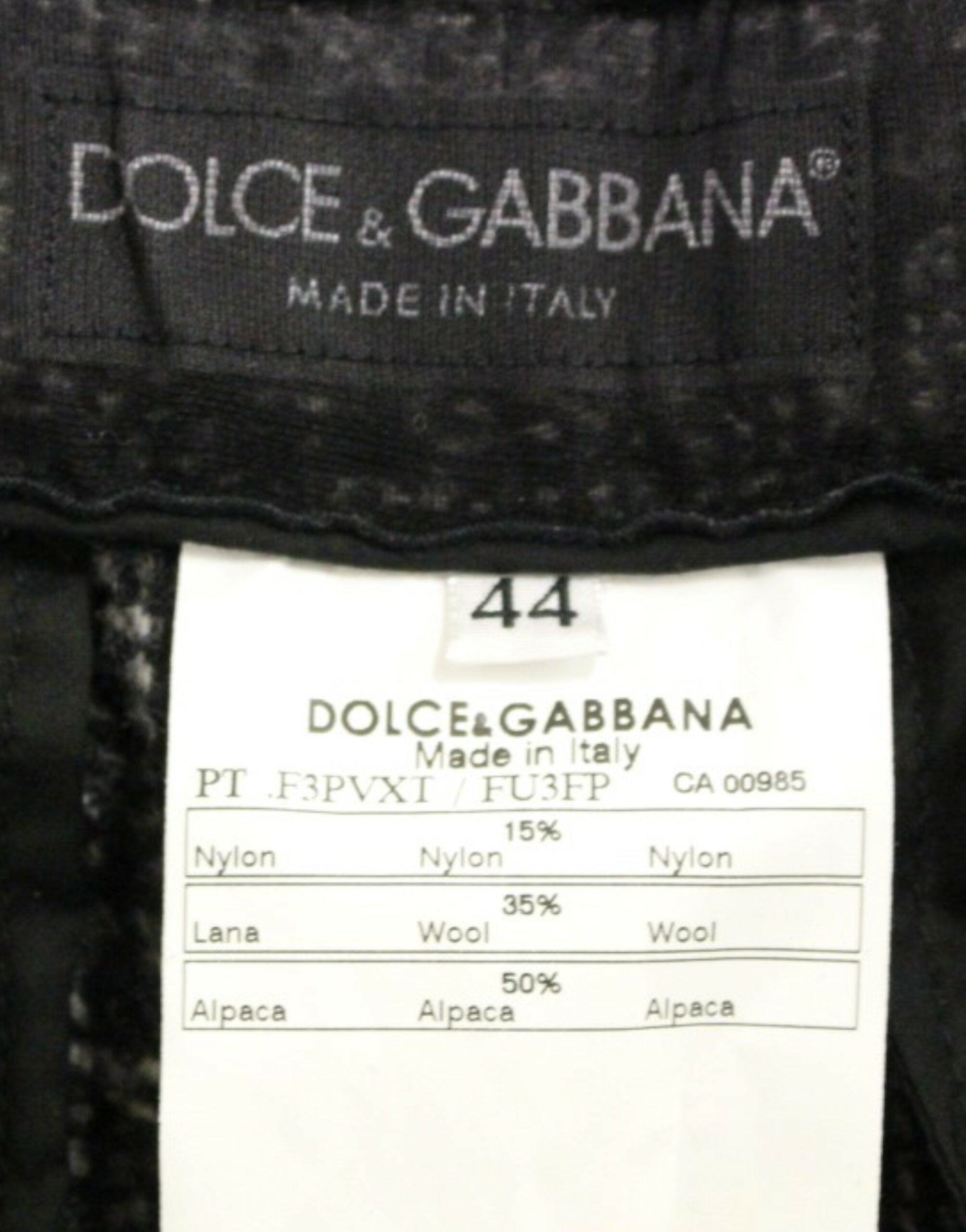 Сиви вълнени къси панталони Dolce &amp; Gabbana