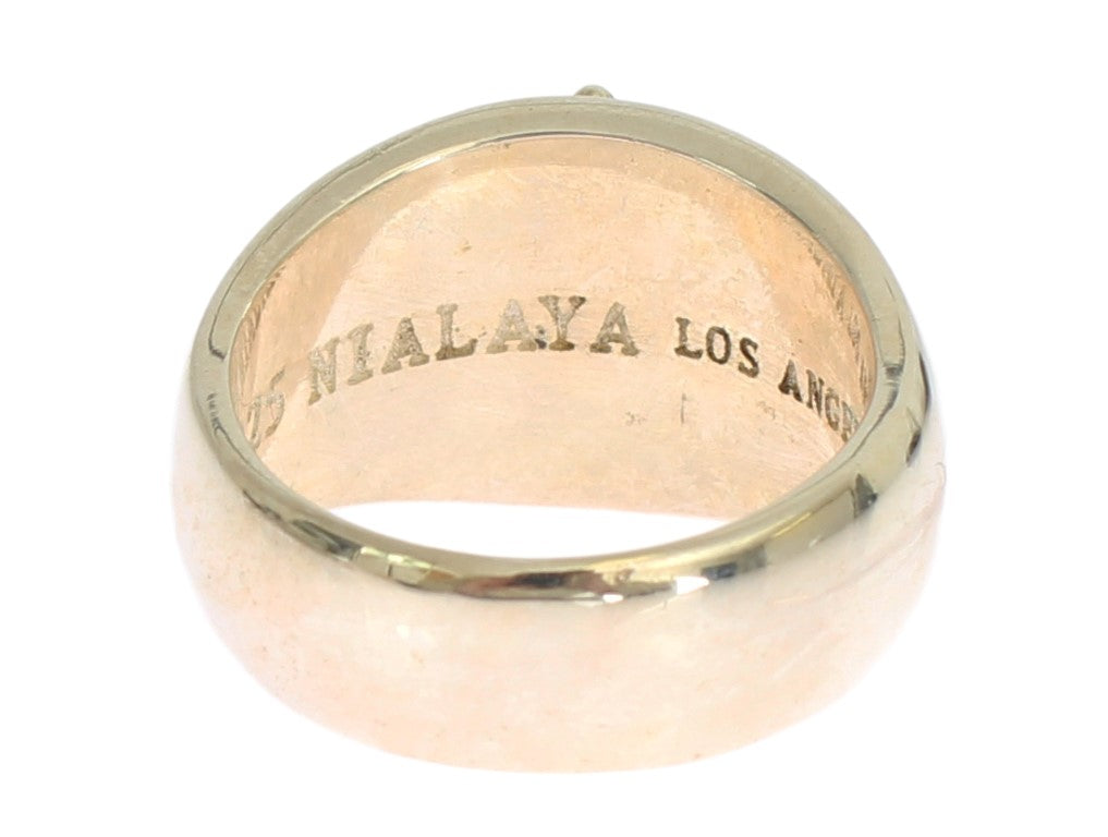 Сребърен пръстен Nialaya Crest 925 Sterling