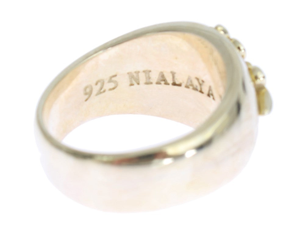 Сребърен пръстен Nialaya Crest 925 Sterling
