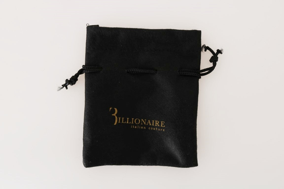 Портфейл от черна кожа Billionaire Italian Couture