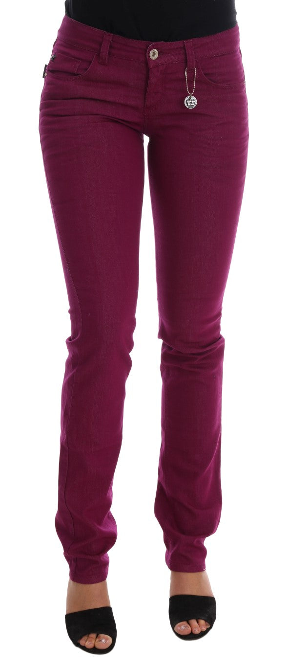 Костюм National Purple Cotton Stretch Slim Denim Jeans