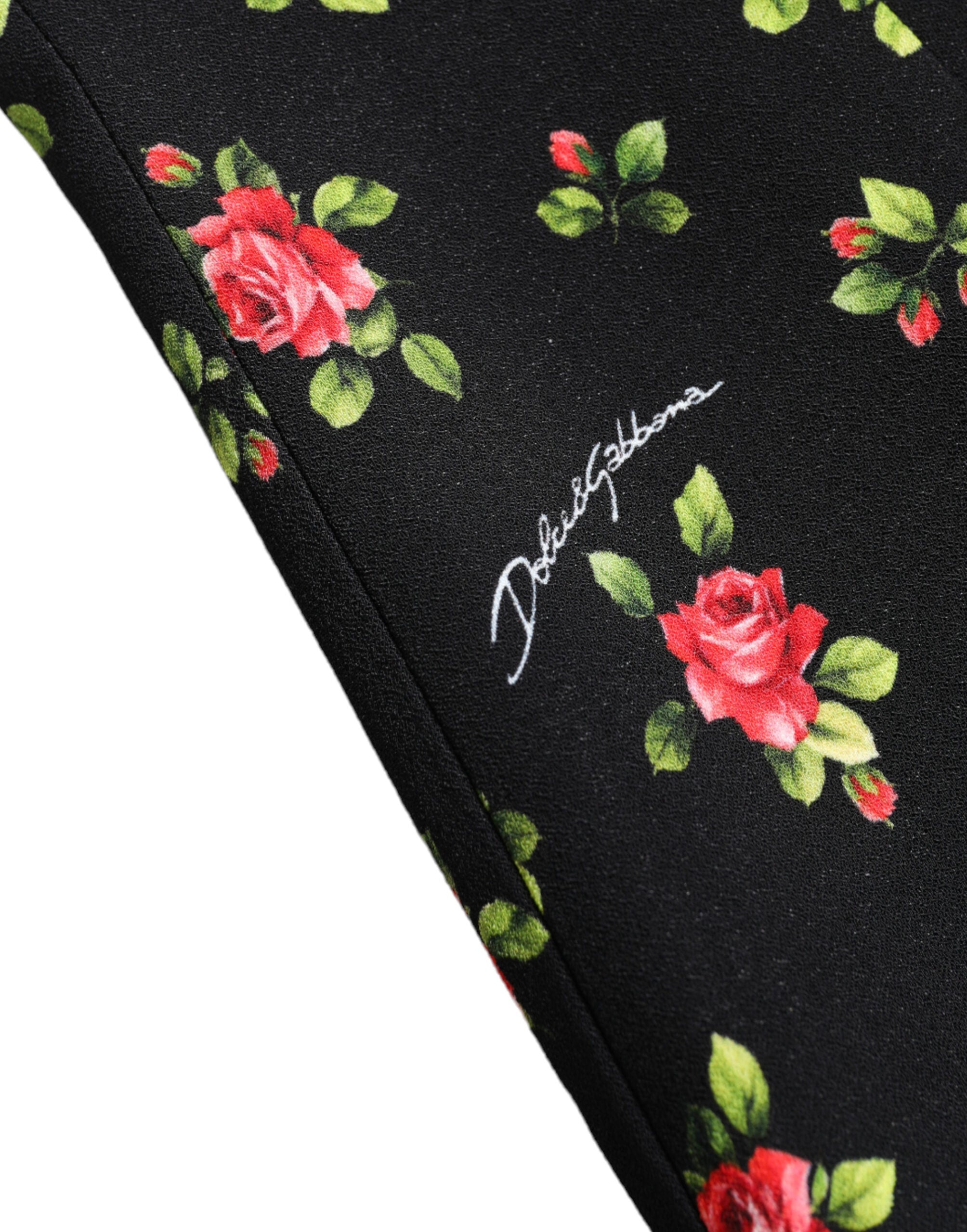 Dolce & Gabbana Elegant Floral Silk Blend Top