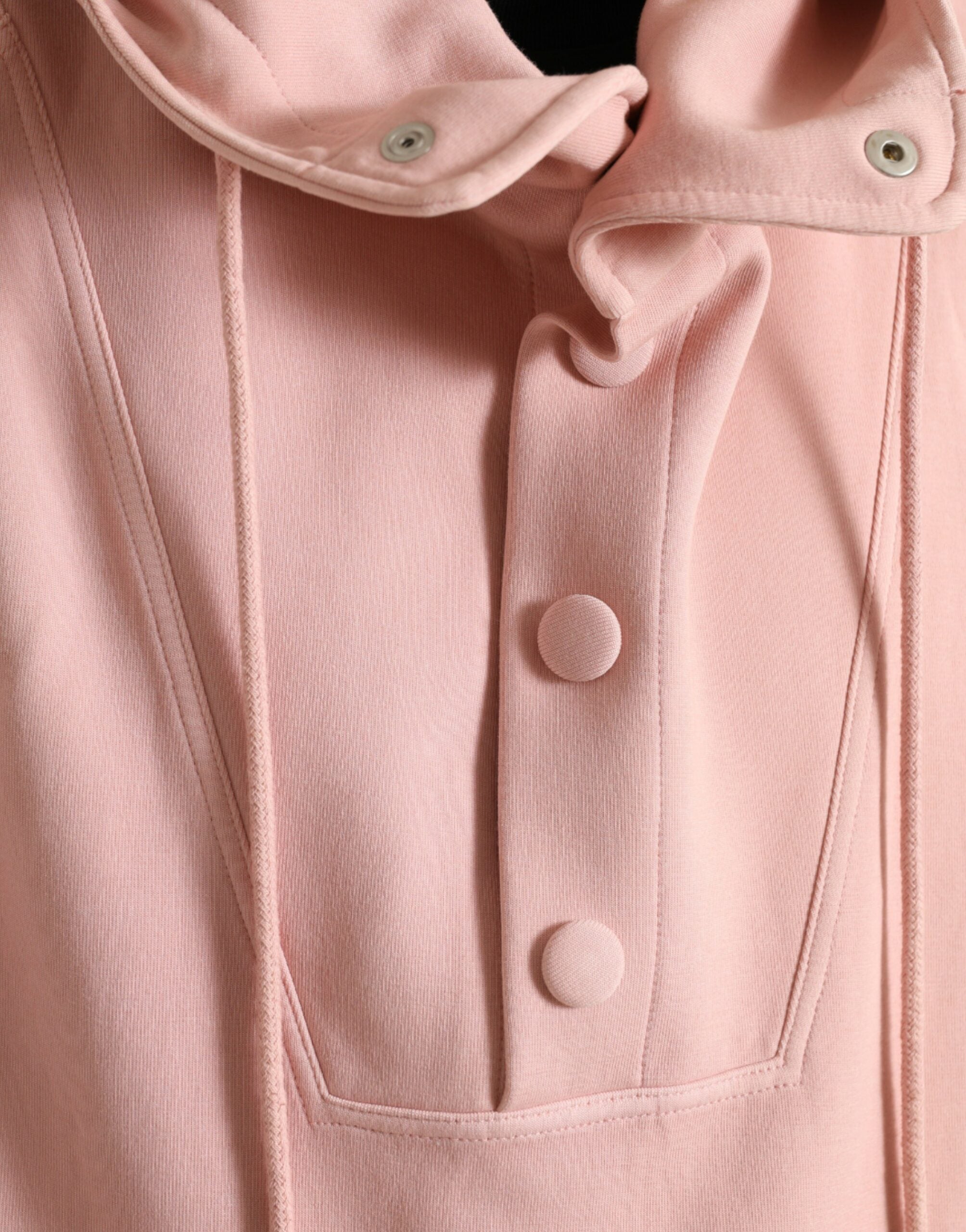 Dolce & Gabbana Elegant Pink Pullover Sweater with Hood