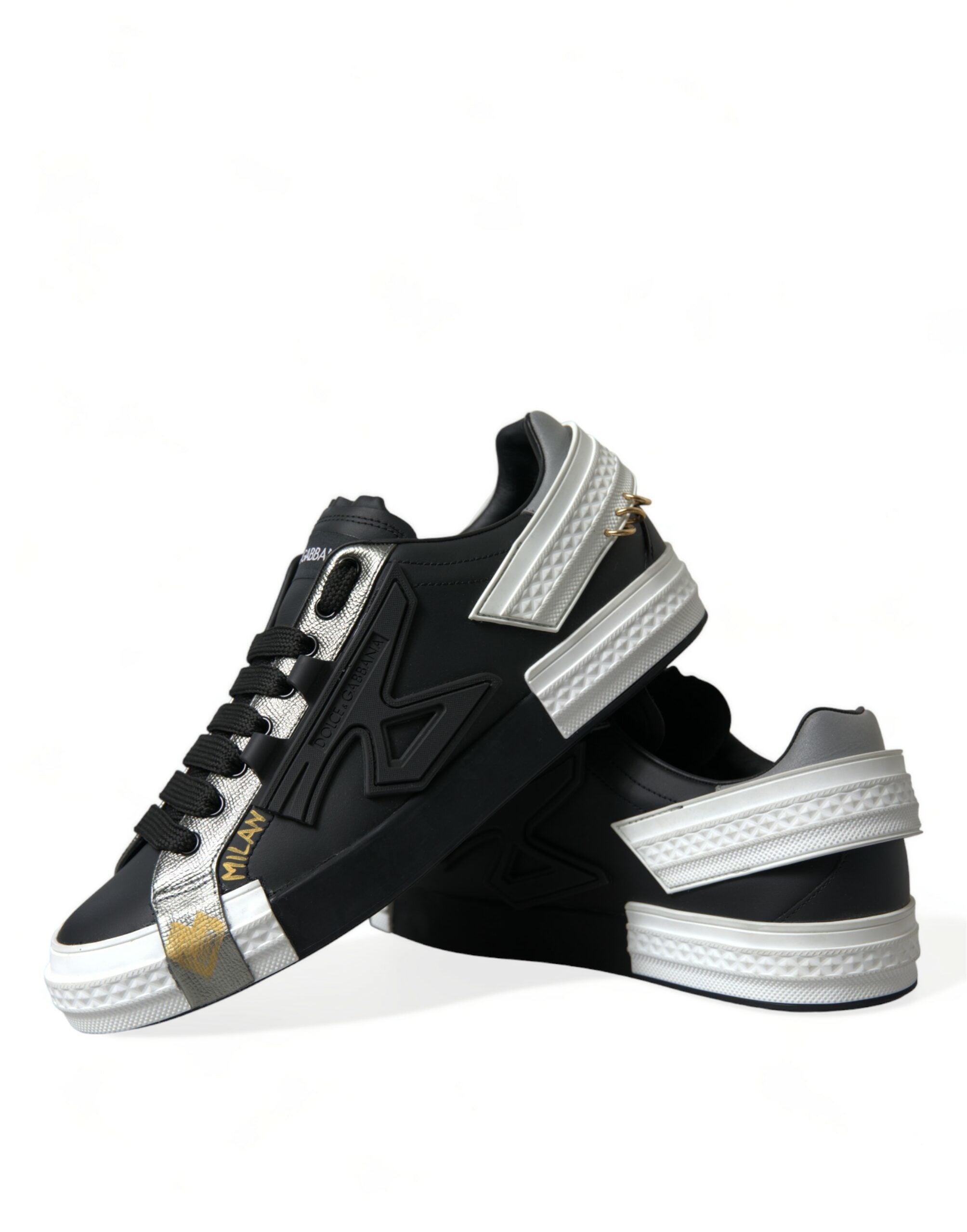 Dolce & Gabbana Elegant Calfskin Low Top Sneakers