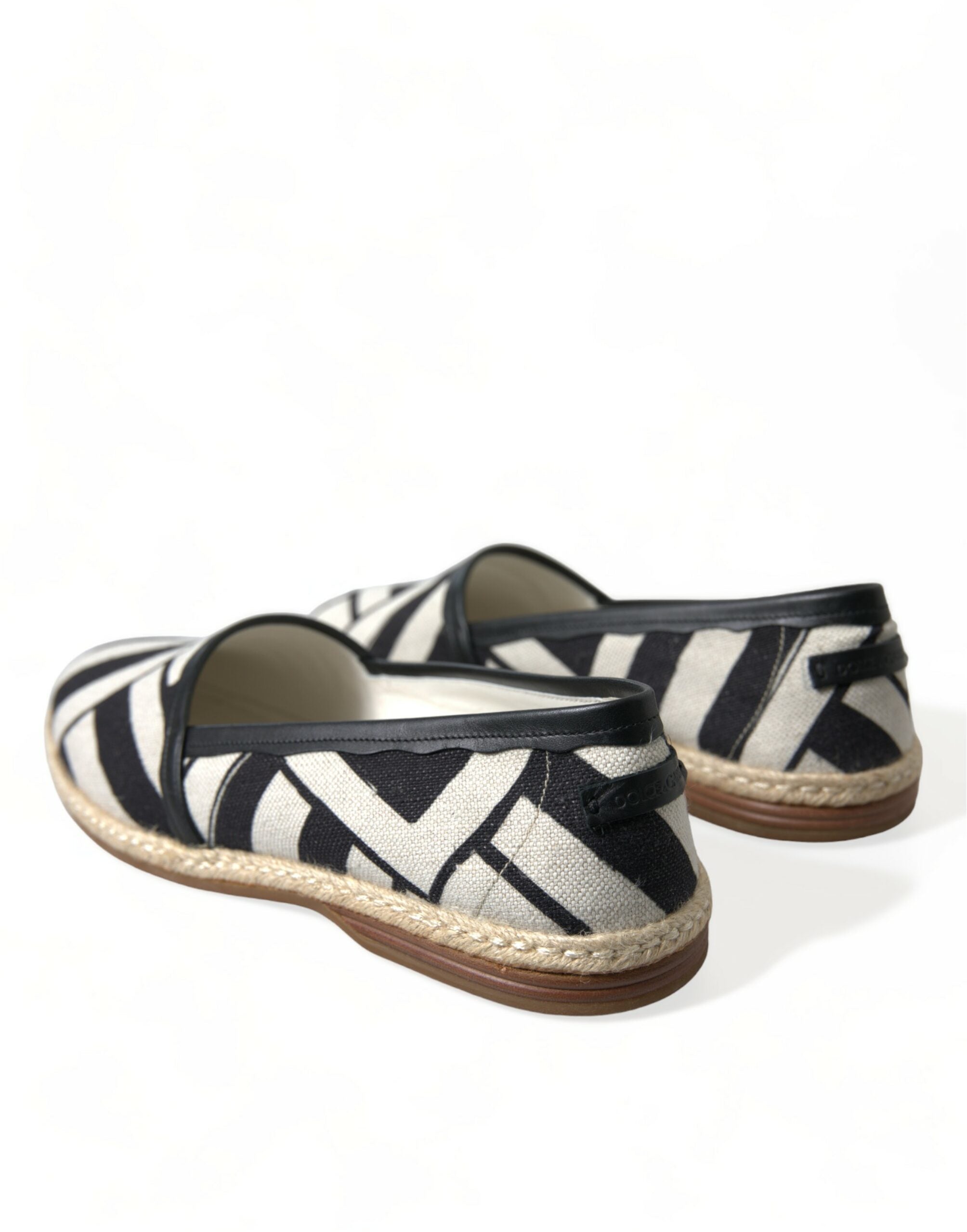 Dolce & Gabbana Chic Striped Canvas Espadrilles