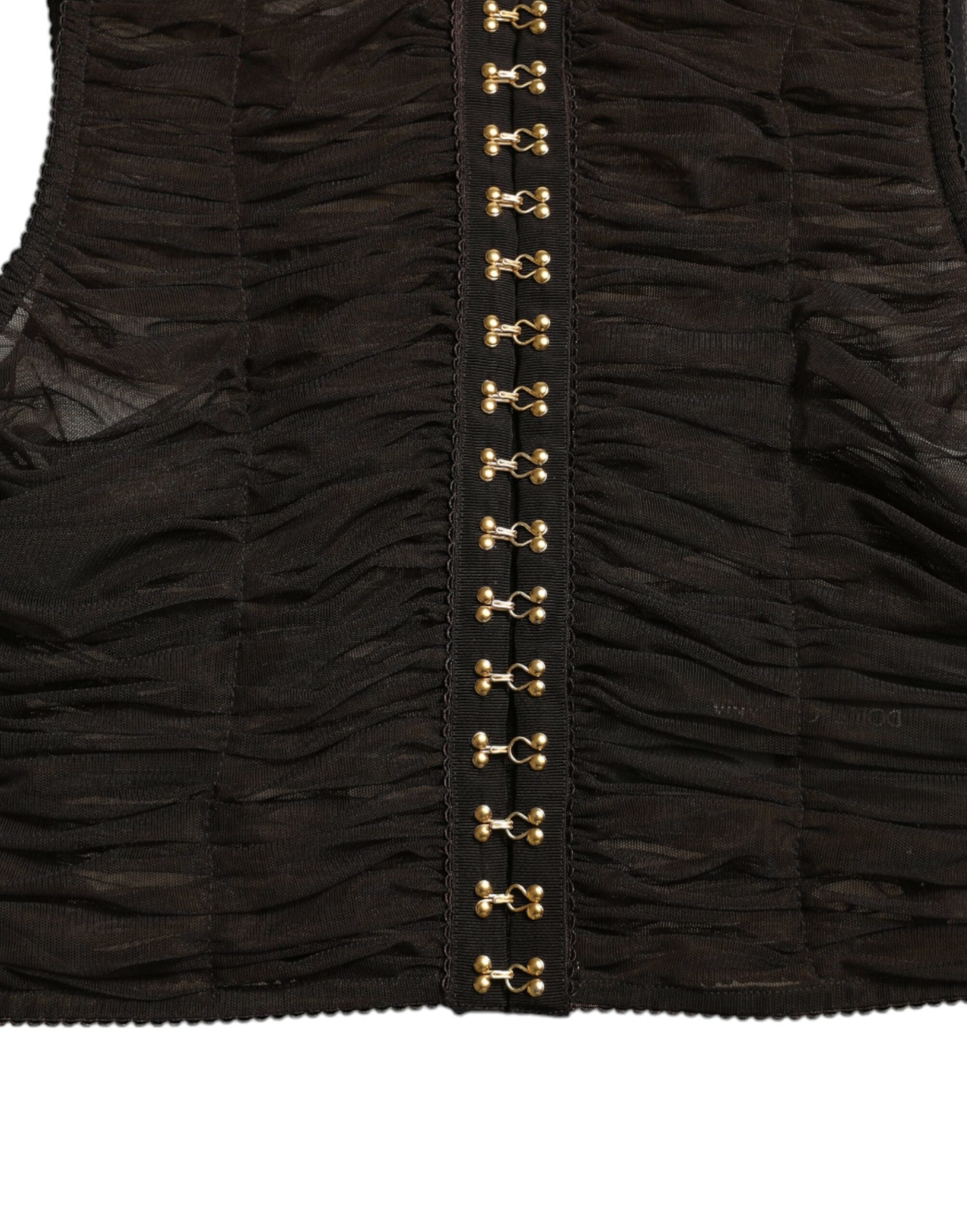Dolce & Gabbana Embellished Cropped Sleeveless Top